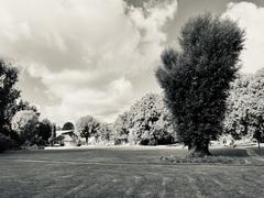 Marabouparken B Park in the dark