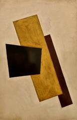 Lyubov Popova's 1917 gouache painting 'Composition' from the Berardo Collection