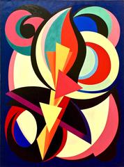 Auguste Herbin's 1939 geometric abstract painting Composition