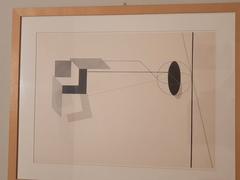 Color lithograph and collage on paper by El Lissitzky