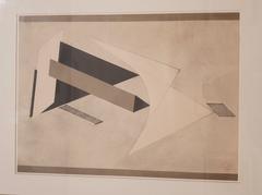 Color lithograph and collage on paper by El Lissitzky, Berardo Collection, CCB