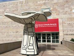 Entrance of the Coleção Berardo Museum in Belem, Lisbon