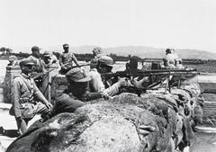 Chinese Army 29 fighting against Japanese invaders in 1937