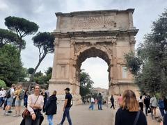 Aerial view of Rome Italy