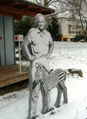 Grzimek statue at Frankfurt Zoo