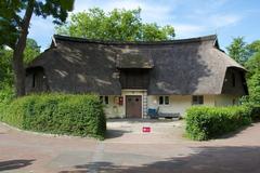 Thatched building at Frankfurt Zoo