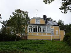 Huvila Korkeasaari in Finland monument