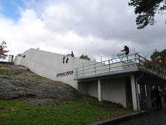 Monkey Castle monument in Korkeasaari, Finland