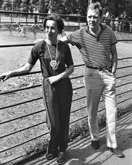 Finnish biologists Sesse and Ilkka Koivisto at Korkeasaari Zoo in 1972