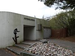 Monkey Castle monument entrance in Finland