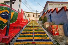 Colorful Selaron Steps in Rio de Janeiro