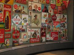 Coca-Cola memorabilia display