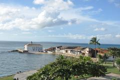 Monte Serrat in Salvador with serene coastal view