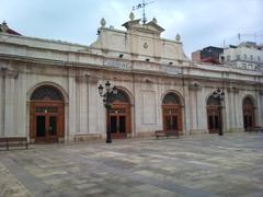 Scenic view of Castelló with historic buildings and mountains