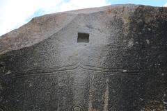 Manthal Buddha Rock with stone square box