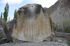 Buddha Rock in Pakistan