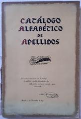 Catalogo Alfabetico de Apellidos reprint, Manila, November 1849