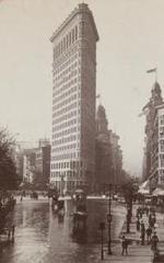 Flat Iron Building Fifth Avenue and Broadway New York