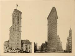 vintage illustration of New York Times Building in 1906