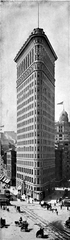 1911 illustration of the Flat-Iron Building, New York