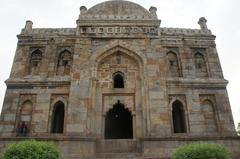 View of Sheesh Gumbad in Lodhi Gardens, Delhi