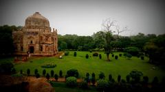 Bara Gumbad and Mosque in Lodi Gardens, New Delhi