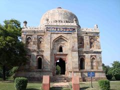 Sheesh Gumbad monument in Lodi Gardens, Delhi