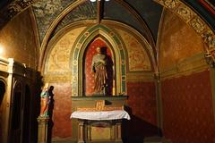 interior view of the Chapelle du Sacré-Cœur in the Église Saint-Léger, Cognac