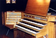 Large pipe organ in St. Leger Church