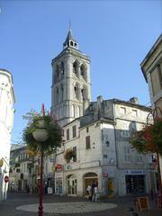 historic center of Cognac with view of Saint-Léger church