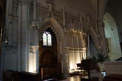 interior view of Église Saint-Léger in Cognac