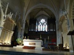 inside of St-Léger church in Cognac, Charente, SW France