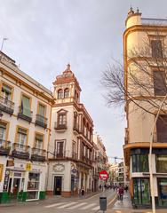 Amor de Dios Street in Seville, Spain