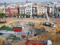 General view of Alameda de Hércules under construction in spring 2007