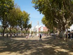 north end of Alameda de Hércules square in Seville, Spain