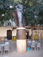 Statue of Chicuelo in Alameda de Hércules, Sevilla