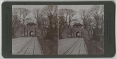 Historic image of Kastellet entrance in Copenhagen from 1892