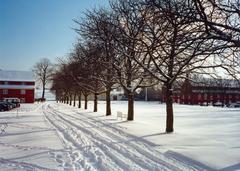 Kastellet with snow in early January 2001