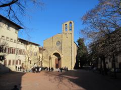 San Domenico Church exterior in Arezzo