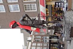 The statue 'Het Lieverdje' at Spui Square in Amsterdam