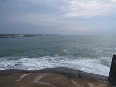 Kanyakumari coastal view with Vivekananda Rock Memorial and Thiruvalluvar Statue