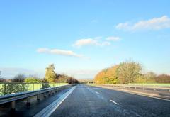 A491 bridge over Broome Lane Island in Clent