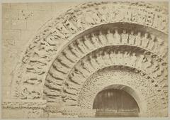 Sculpture on the church of Aulnay (Charente Infre)