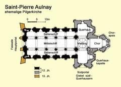 Hand drawn layout of Aulnay