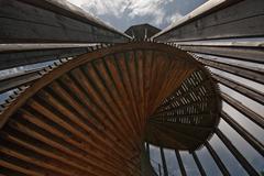 Spiral stairs of the Tour de Sauvabelin