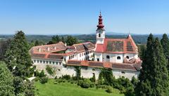 West view of Hollenegg Castle in Austria