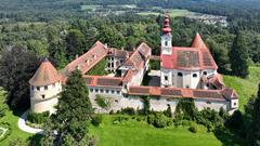 west view of Hollenegg Castle in Austria