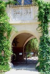 Entrance of Hollenegg Castle in Styria, Austria