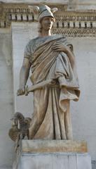 statue representing devotion on Arc de Triomphe de Marseille by David d'Angers