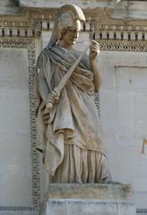 Statue representing prudence by David d'Angers on Arc de Triomphe de Marseille